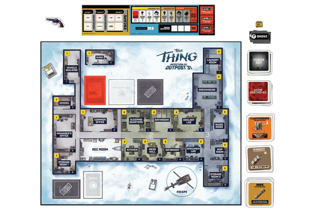 Players either take the role of humans which try and escape, or infected which try and sabotage. 