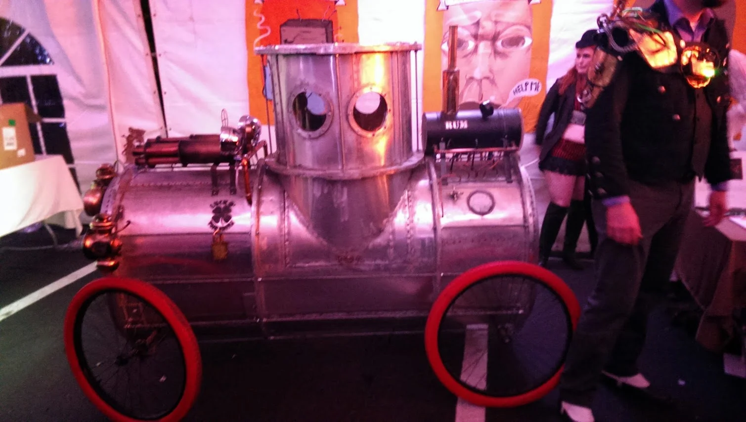 locomotive that someone built