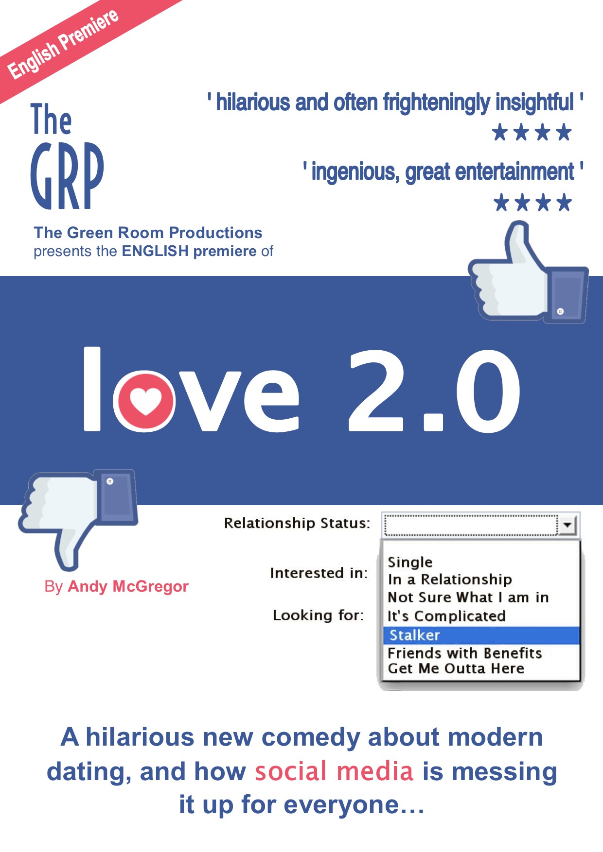 Love 2.0 - The Green Room Productions, Eastbourne