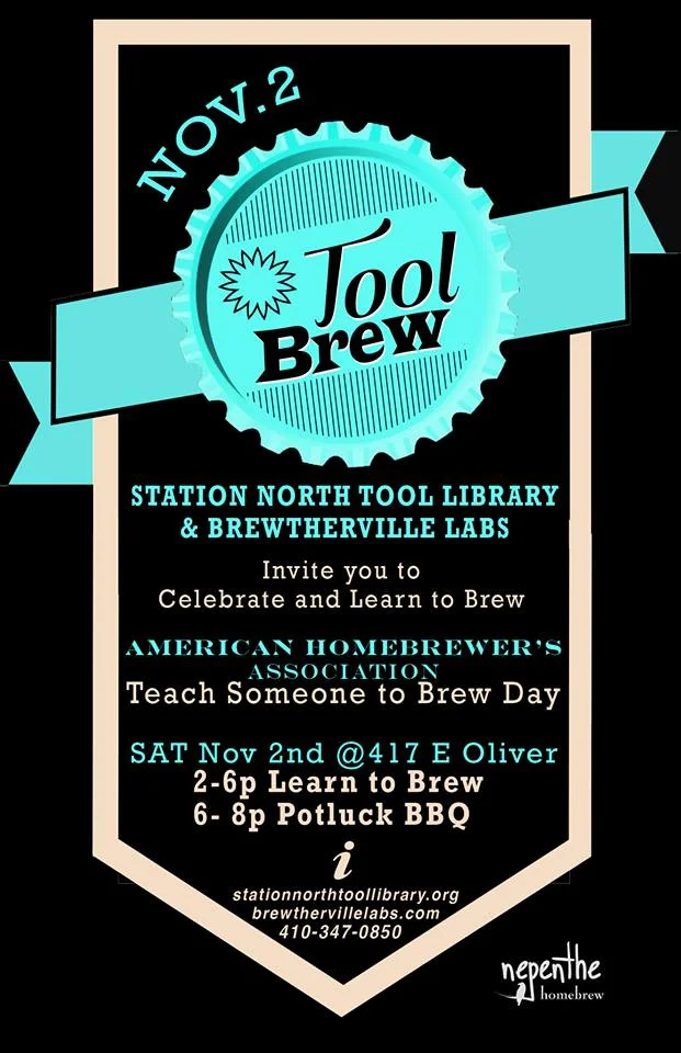 Tool Brew: Station North Tool Library & Brewtherville Labs