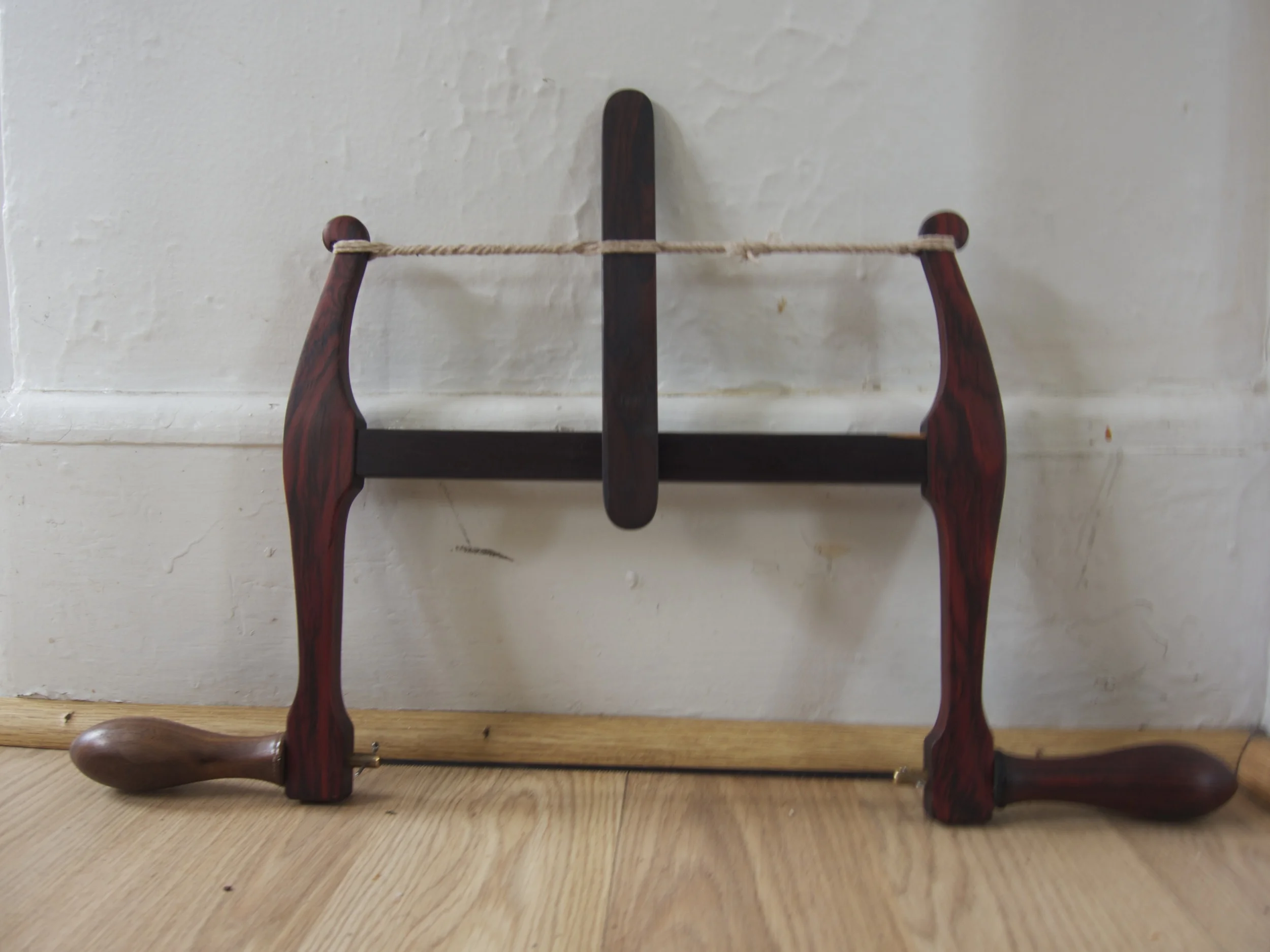 atie Keating--antique-style bow saw