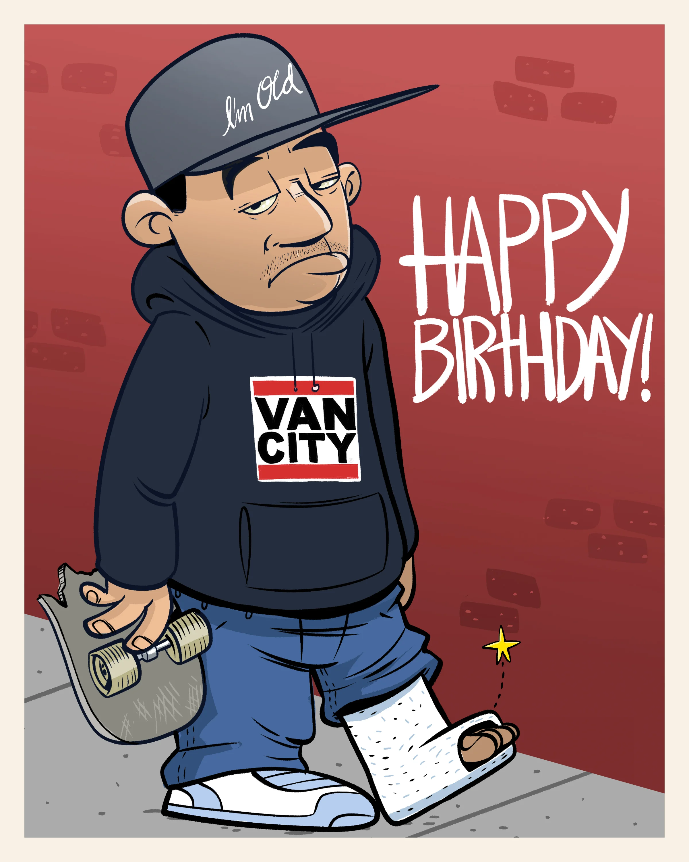 Copy of Geoff Coates Custom Illustration in Vancouver BC