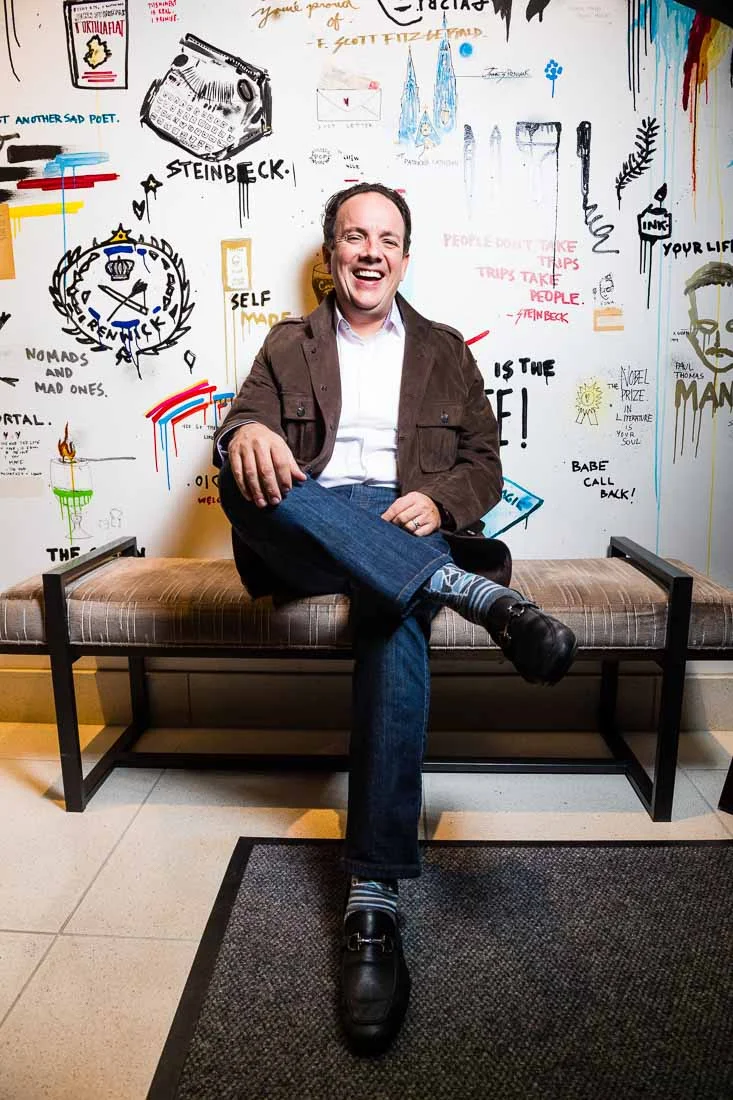 NYC Branded Lifestyle Portrait John Andrews laughing