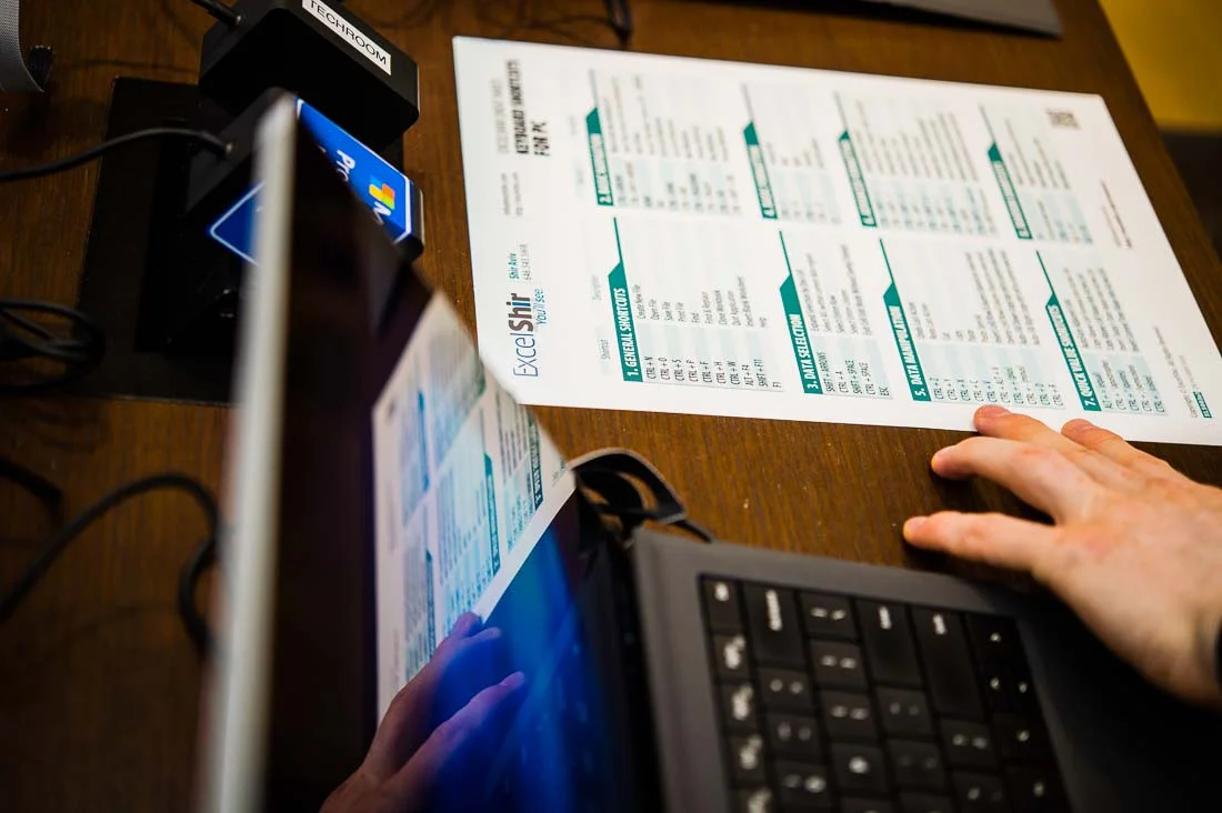 NYC Branded Lifestyle Portraits Shir Aviv Excel shortcut handout