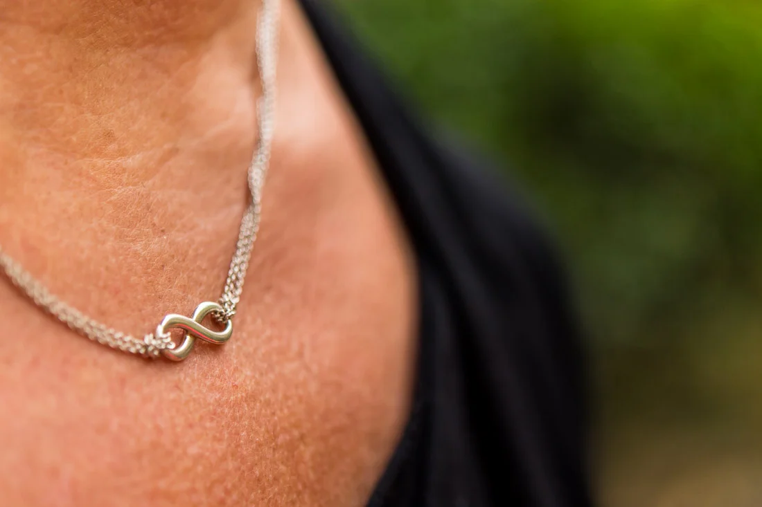 NYC Branded Lifestyle Portrait Speaker Coach Carolyn Herfurth necklace close up