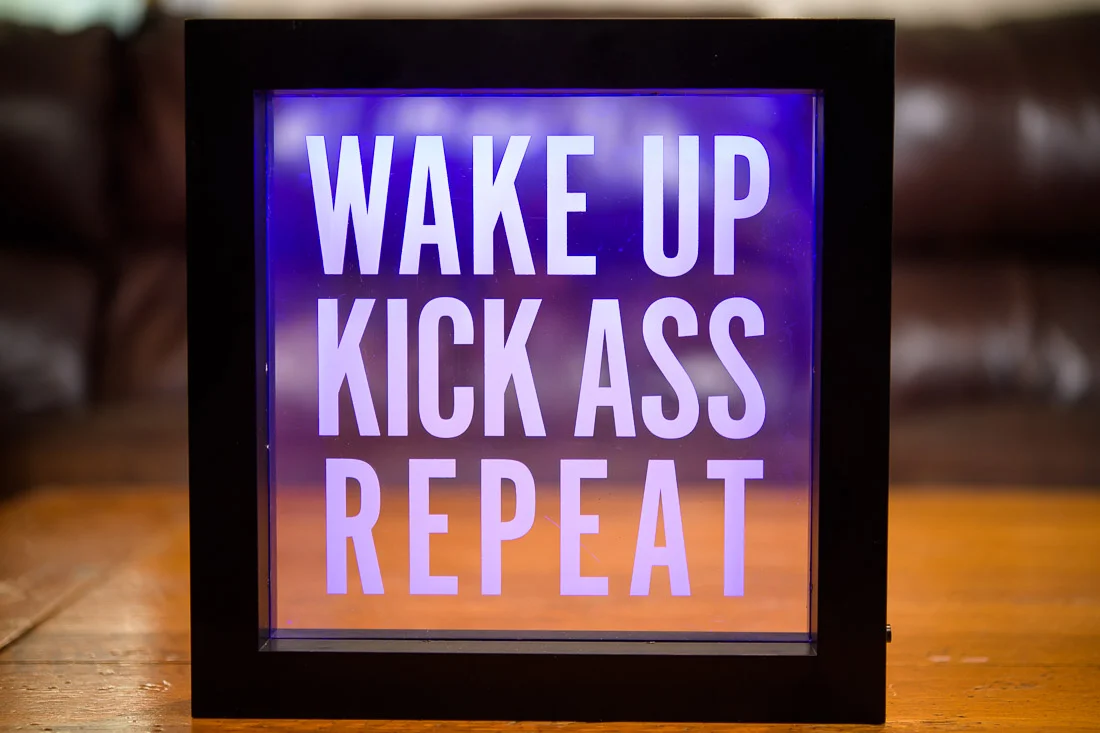 NYC Branded Lifestyle Portrait Tricia Kallmeyer motivational sign