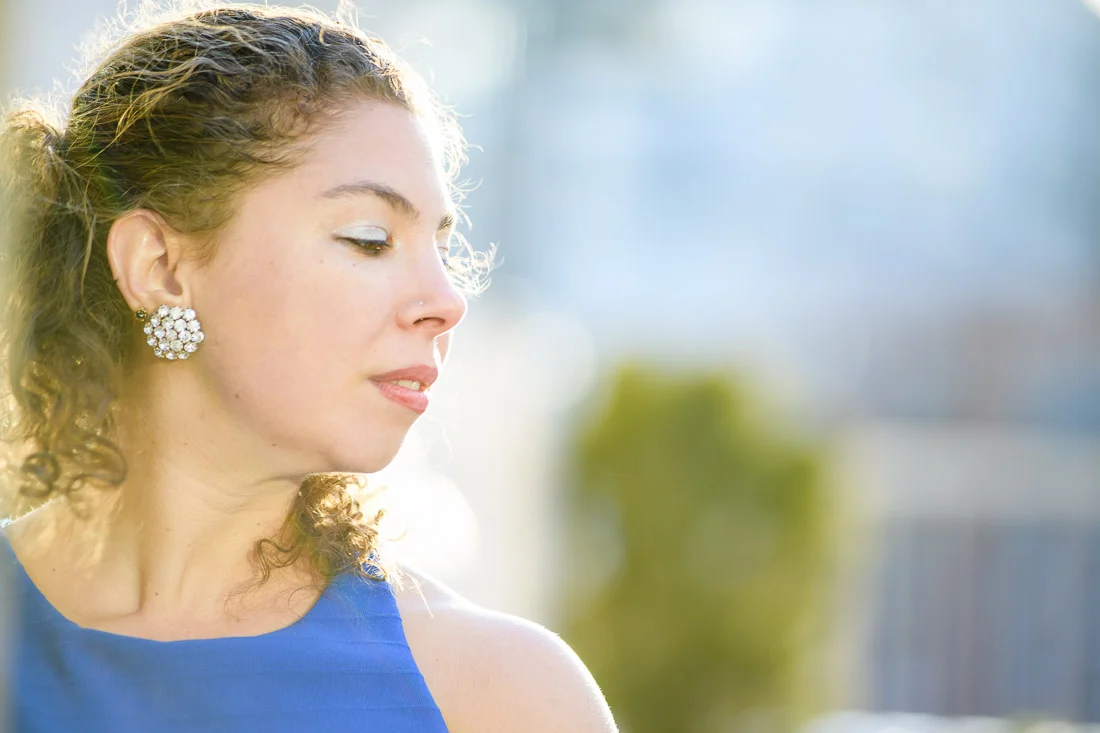 Branded Lifestyle Portrait Naturopath Serena Goldstein  reflecting