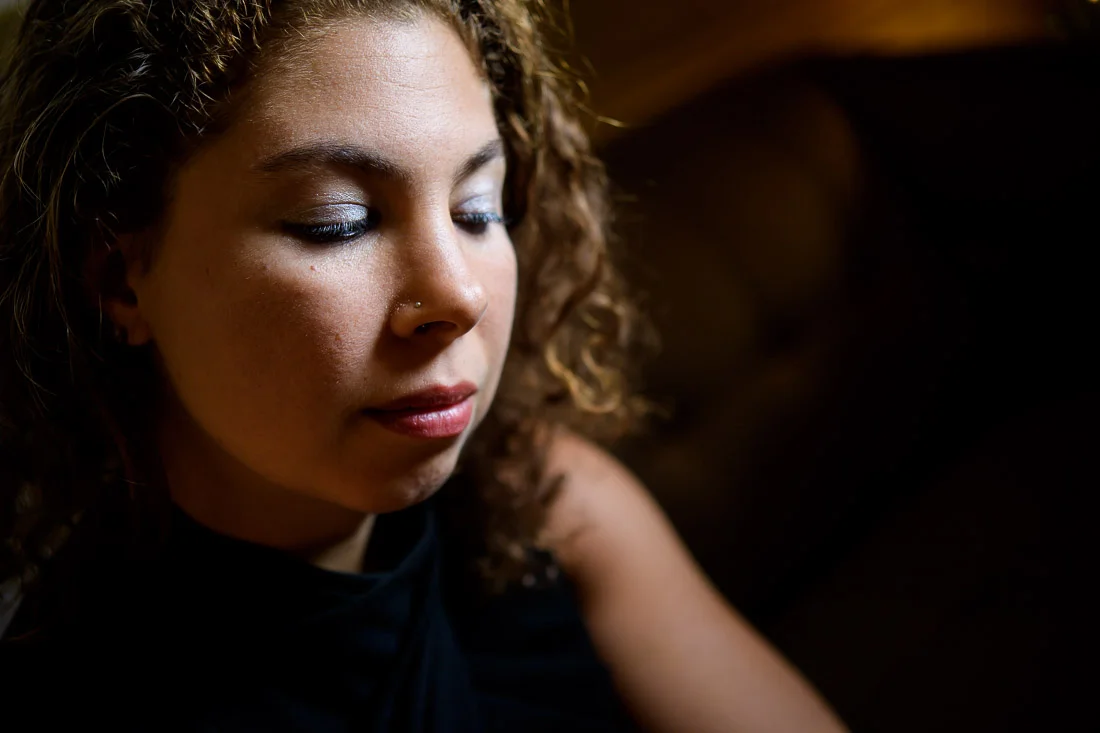 Branded Lifestyle Portrait Naturopath Serena Goldstein thinking to self