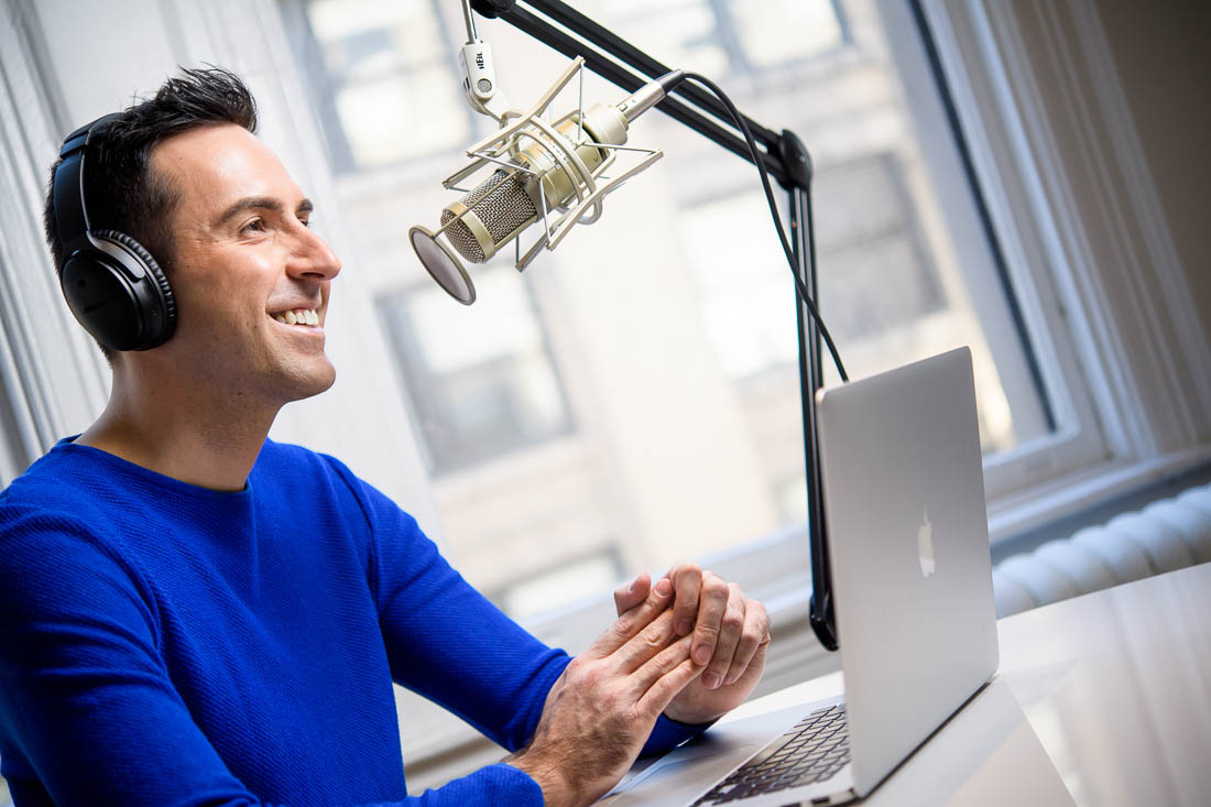 NYC Branded Lifestyle Portraits marketing professional Milan Kowalewski podcasting