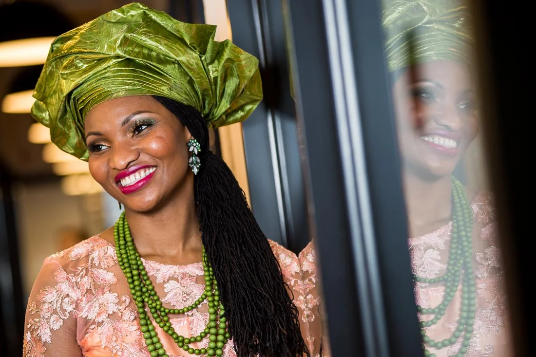 "You have to bring a Nigerian outfit to the photoshoot!"