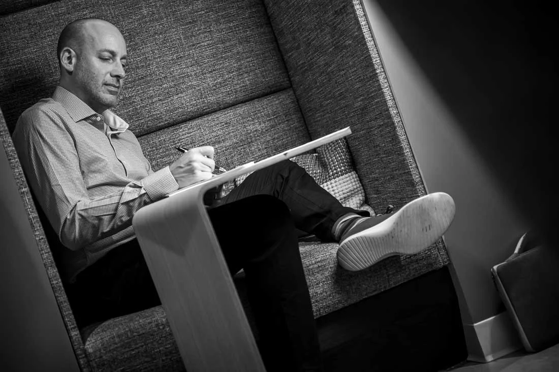 NYC Branded Lifestyle Portraits Speaker Thrive Lou Diamond brainstorming ideas