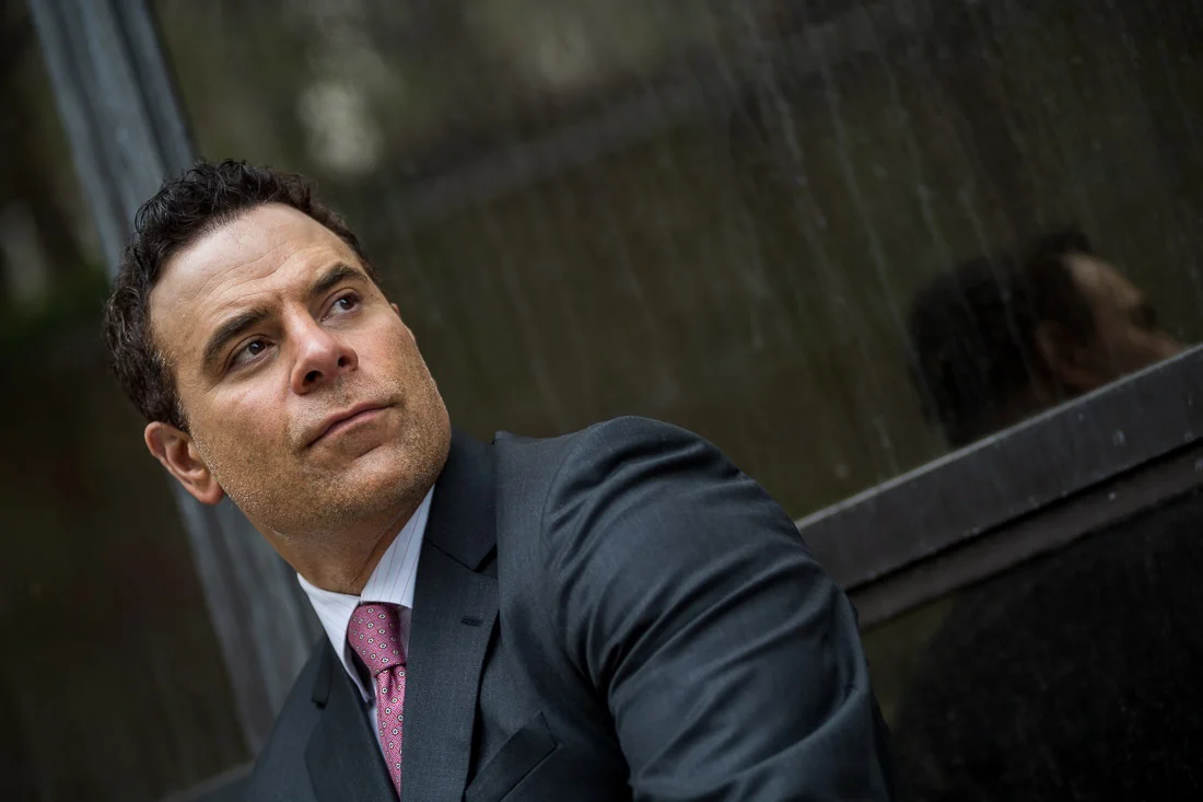 NYC Branded Lifestyle Portraits Doctor Author Dr. Brian Lima thinking to himself