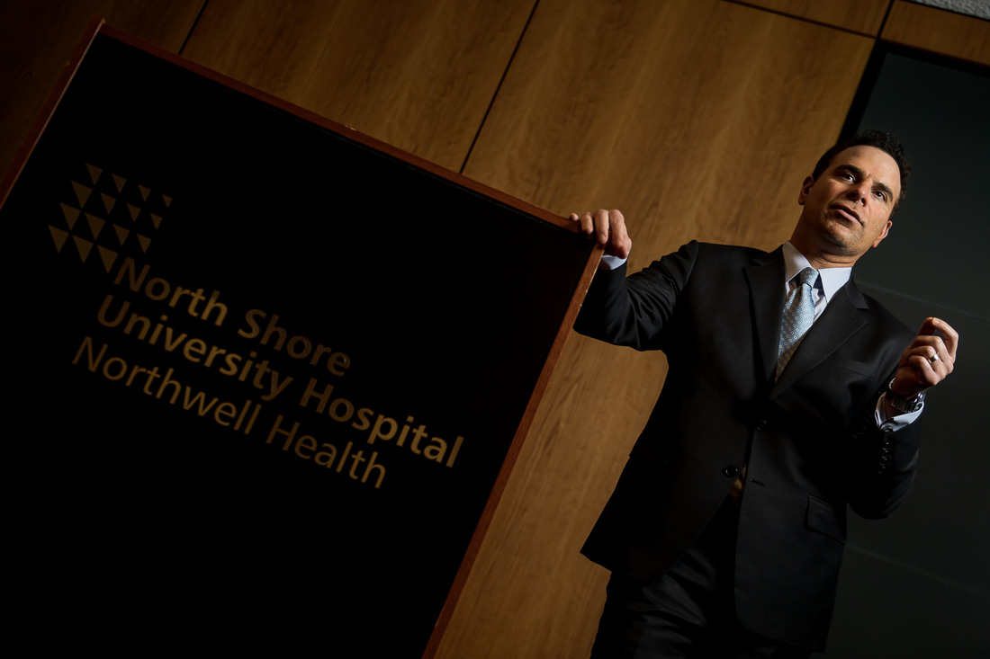 NYC Branded Lifestyle Portraits Doctor Author Dr. Brian Lima lecturing at hospital