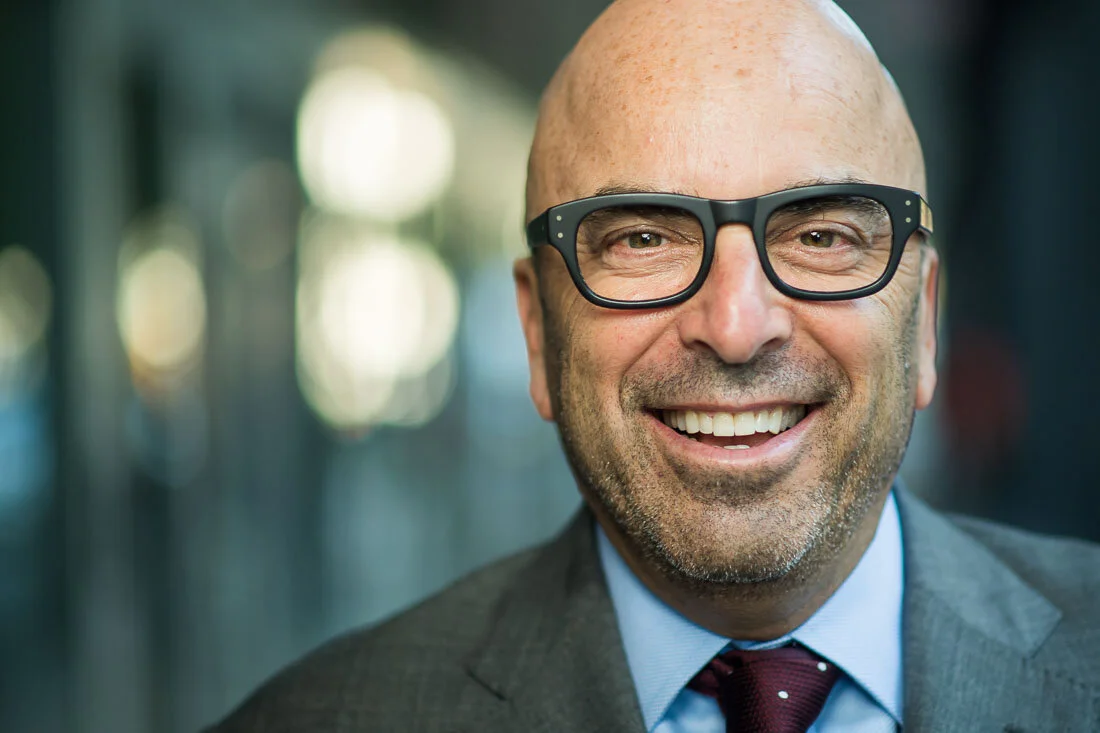 NYC Branded Lifestyle Portrait Howie Doin It Howie Kra tight headshot smiling