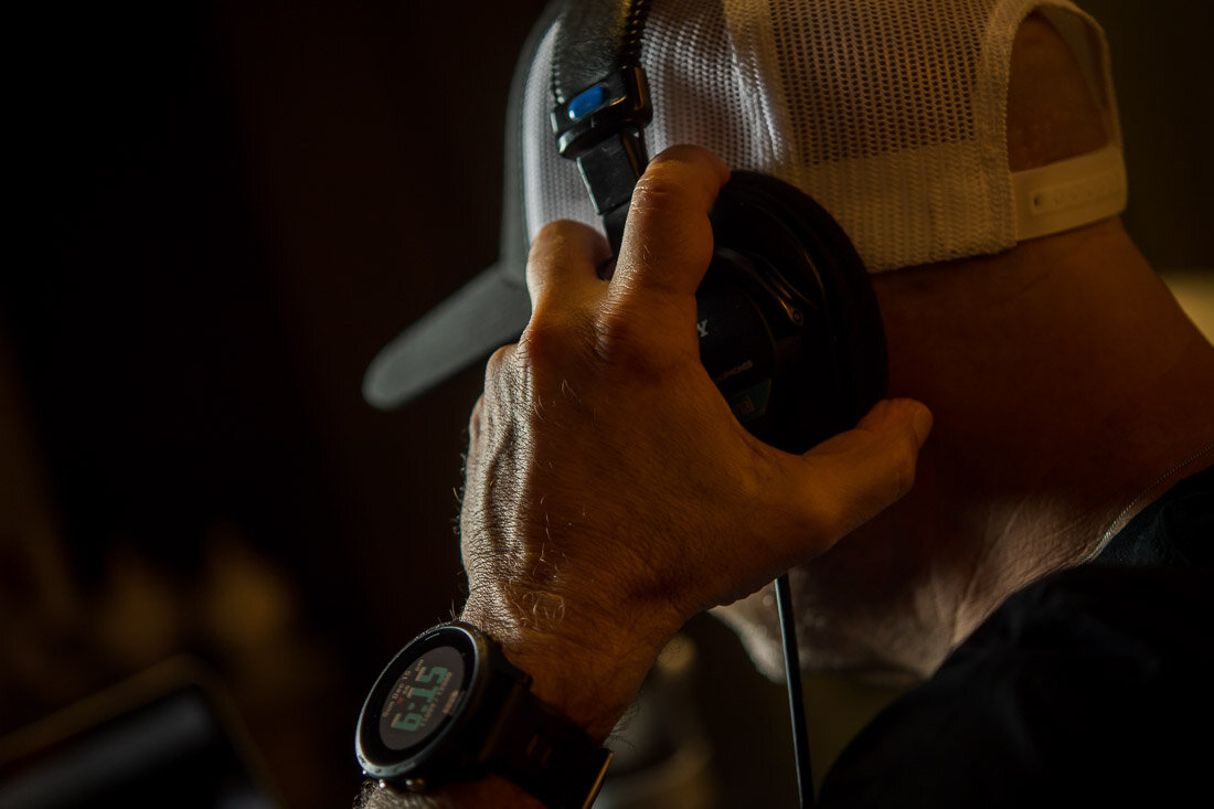 NYC Branded Lifestyle Portrait Howie Doin It Howie Kra putting on headphones