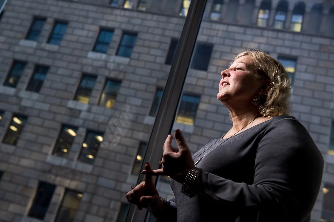 NYC Branded Lifestyle Portrait Speaker Lisa Haen speaking to attendees