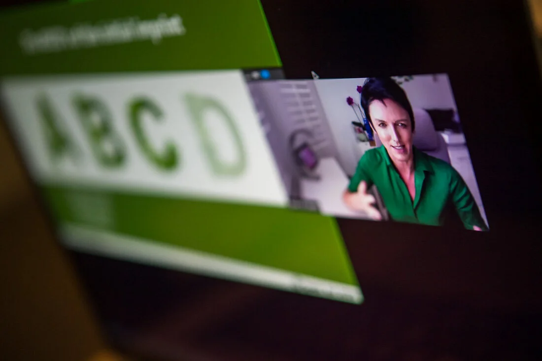 The value of Zoom event photos on a landing page