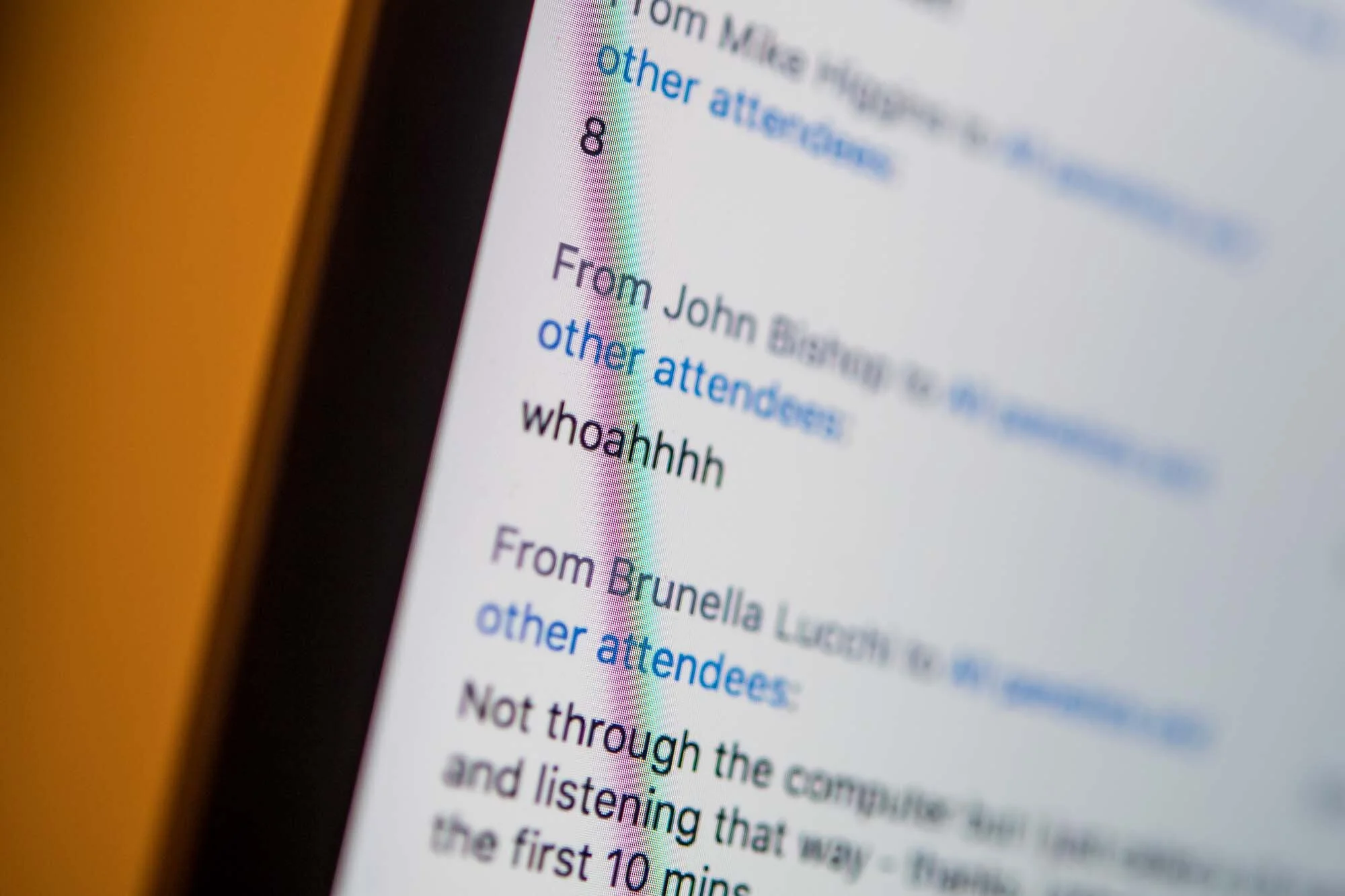 DeMato Virtual Photos Speaker Vinh Giang chat box reaction to his online presentation