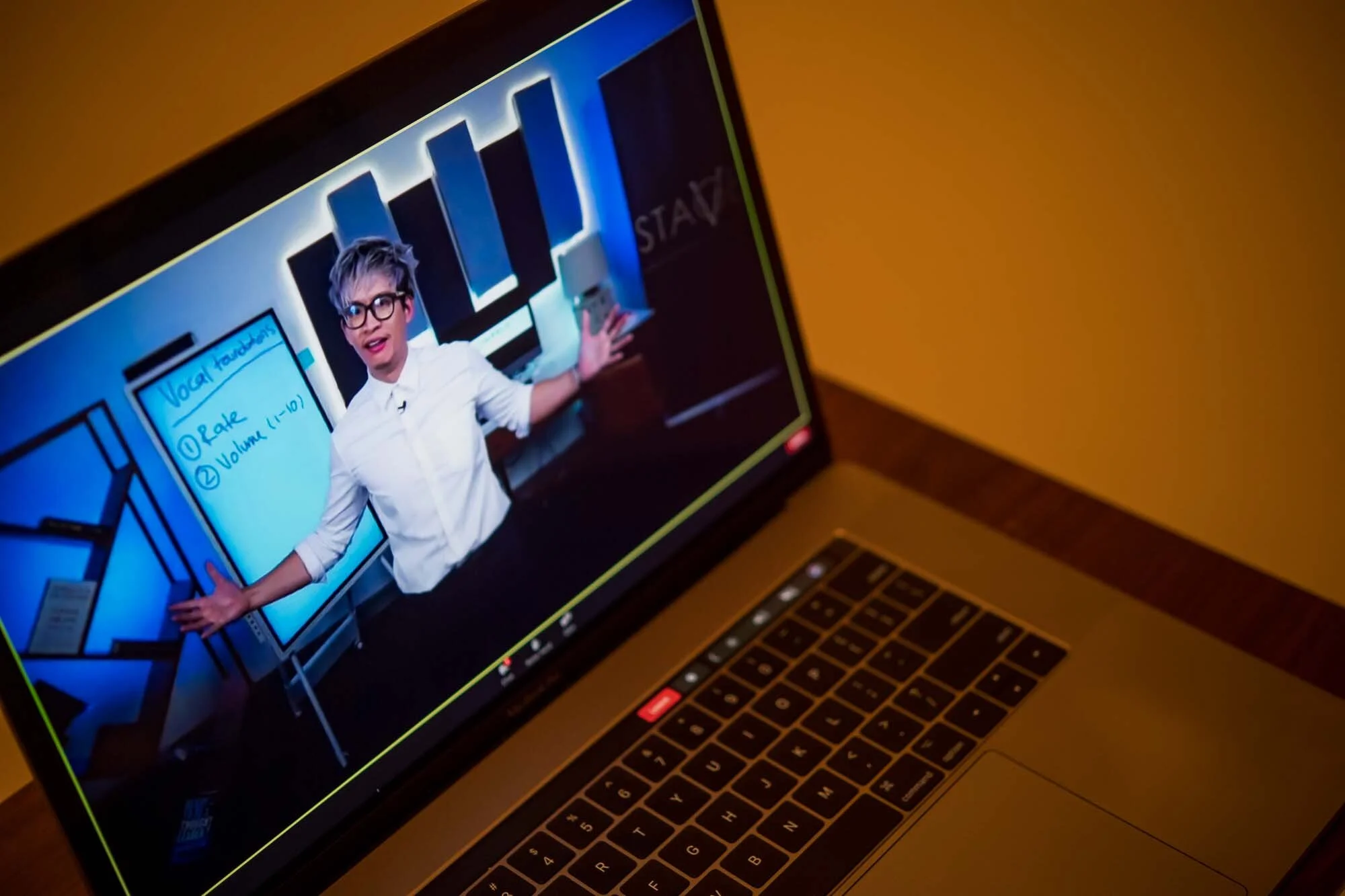 DeMato Virtual Photos Speaker Vinh Giang presenting on screen