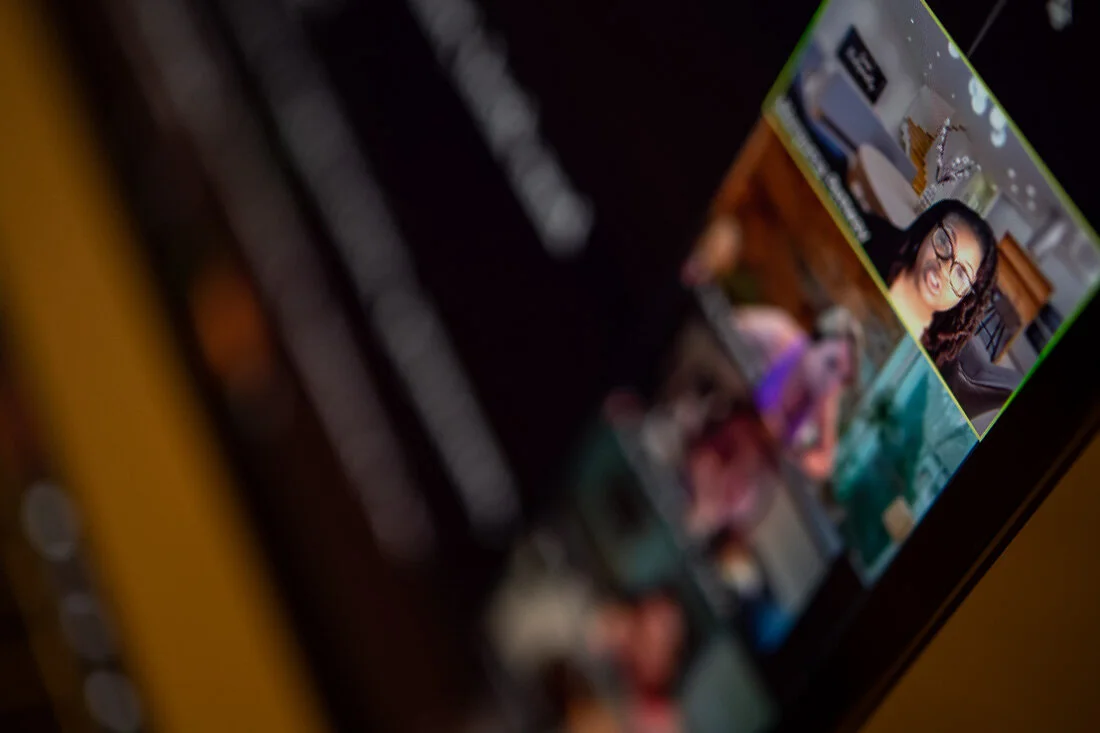 Virtual Photo Marquesa Pettway gallery mode delivering talk