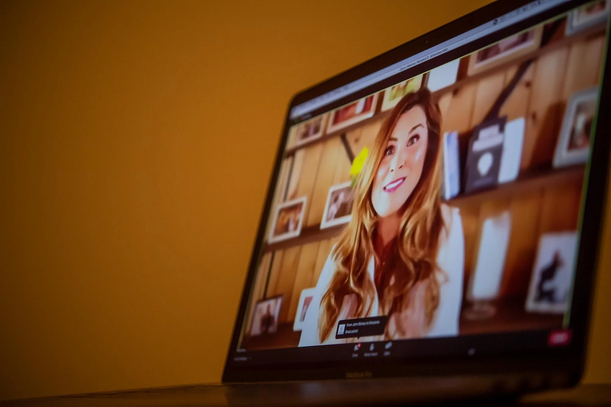 DeMato Virtual Photography Speaker Erin King explaining social media