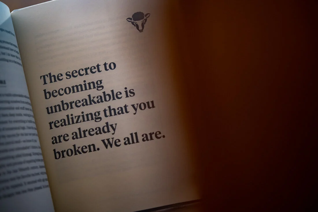 Author book photo Brant Menswar Black Sheep pull quote unbreakable