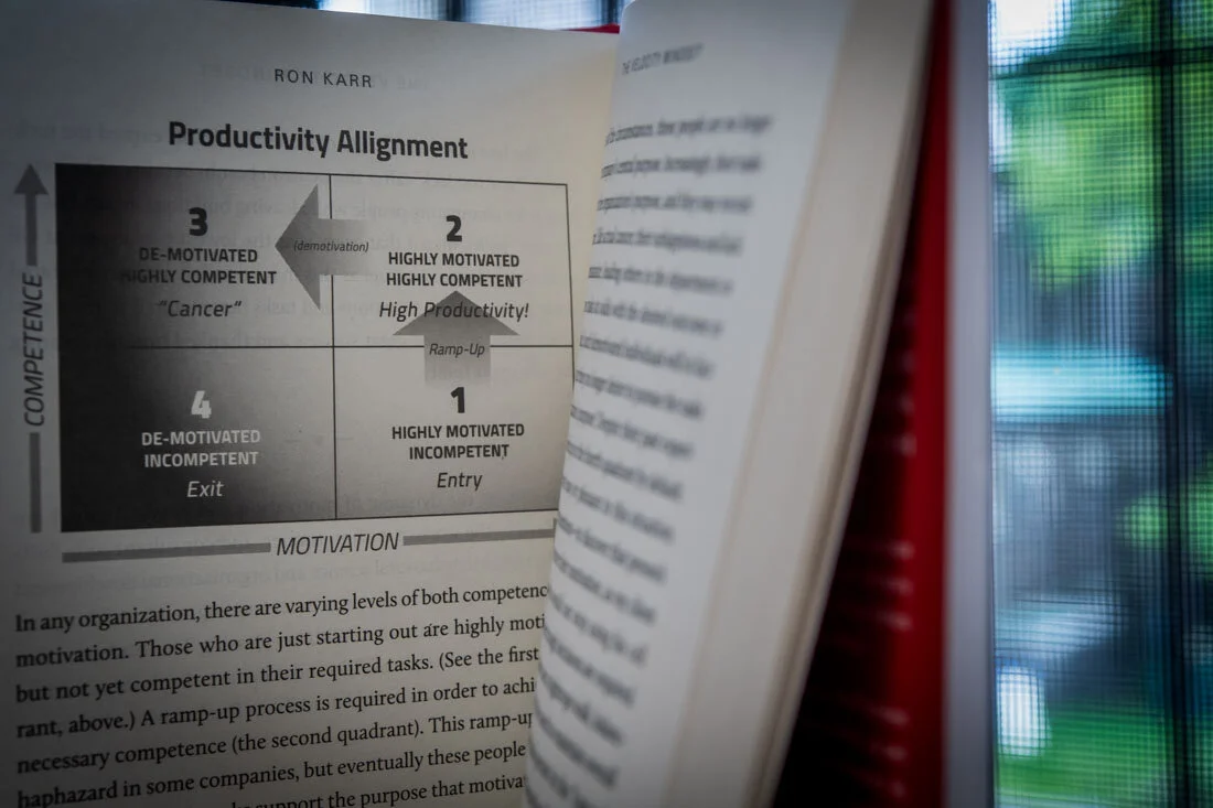 Book Author Ron Karr Velocity Mindset closeup detail of illustration in book