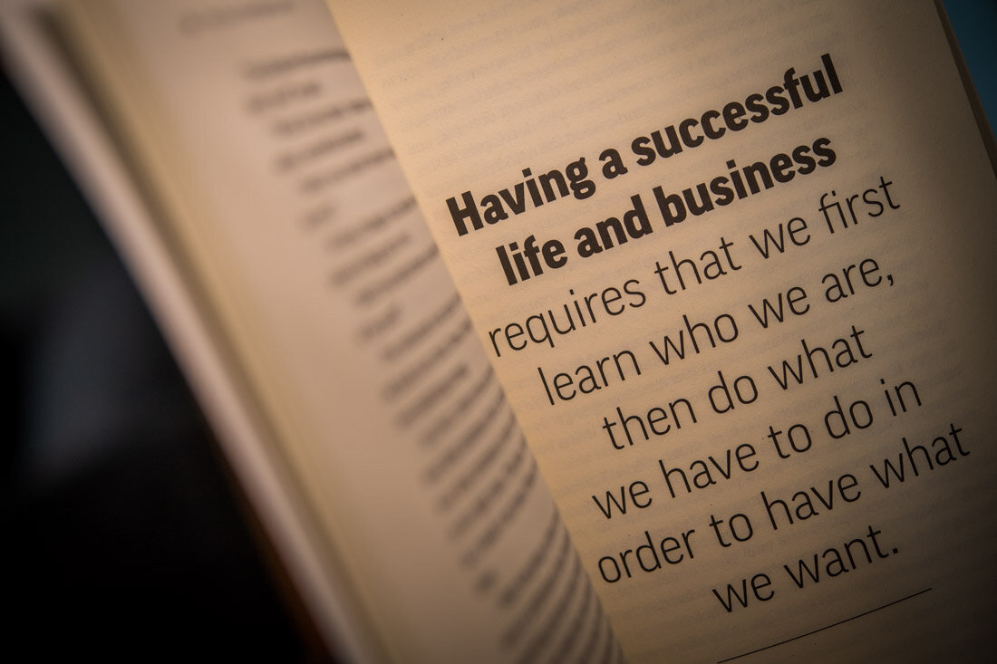 Author Jeff Shaw Book The Self Employed Life pull quote about successful business