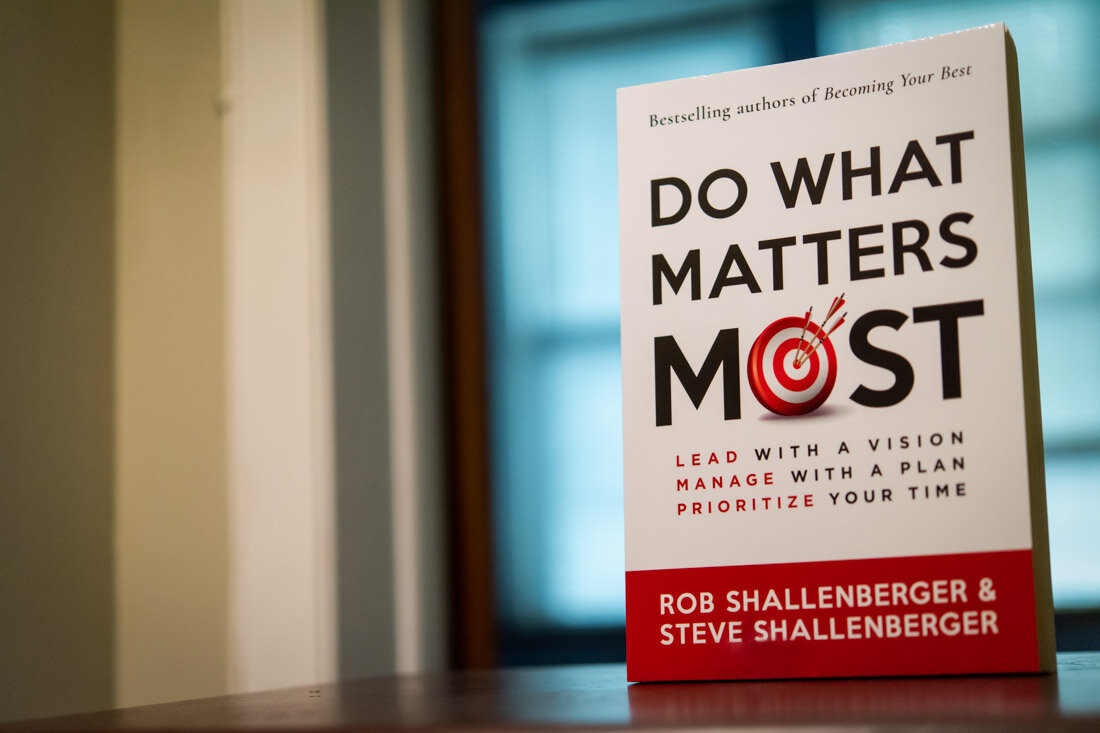 Book Photo ROB SHALLENBERGER Do What Matters Most