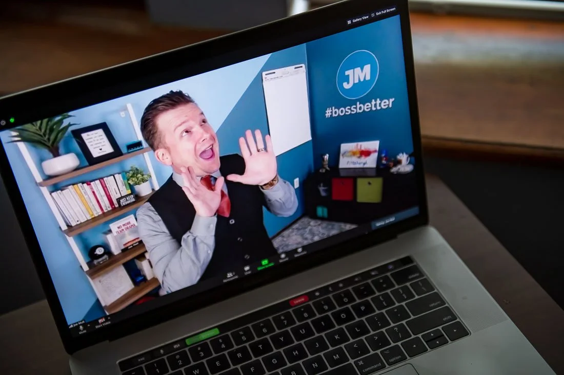 branding photo joe mull virtual presentation on Zoom