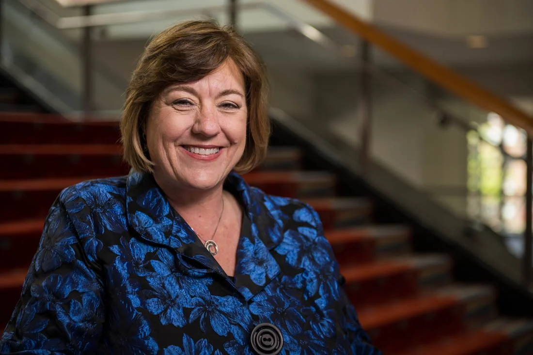 personal branding photo speaker author laurie guest wider headshot smiling