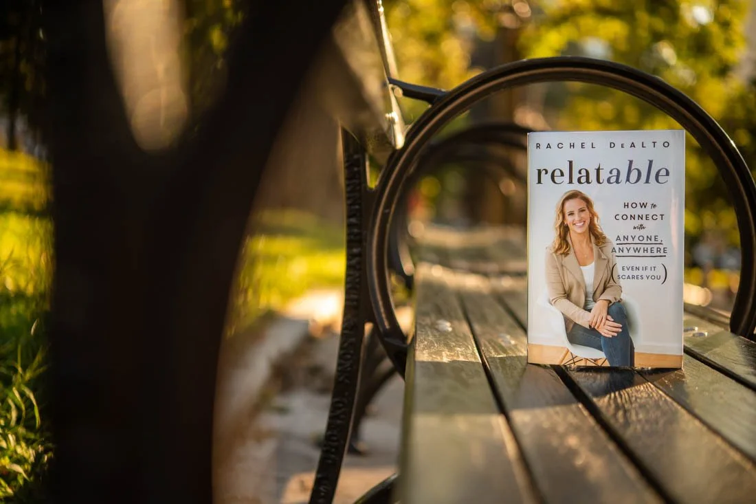 Speaker expert Rachel DeAlto book boudoir photo relatable cover shot