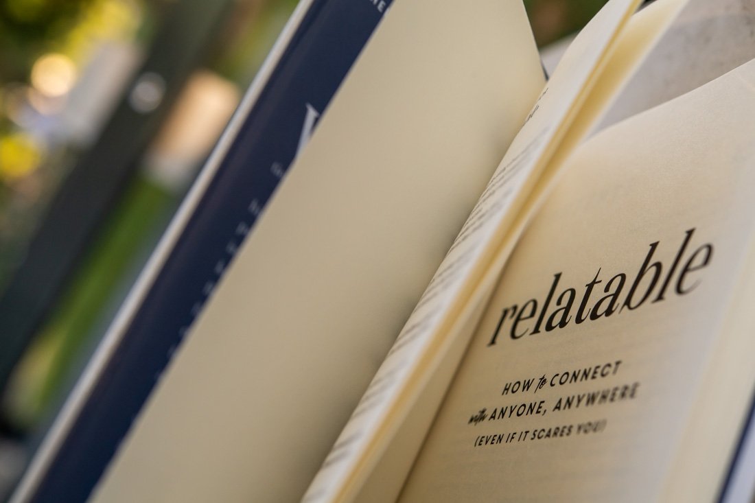 Speaker expert Rachel DeAlto book boudoir photo relatable inside cover title page