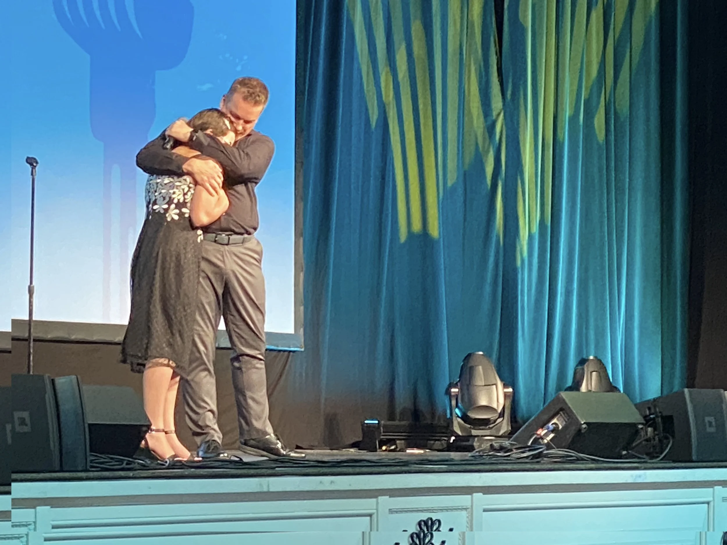 "Be brave for one minute."