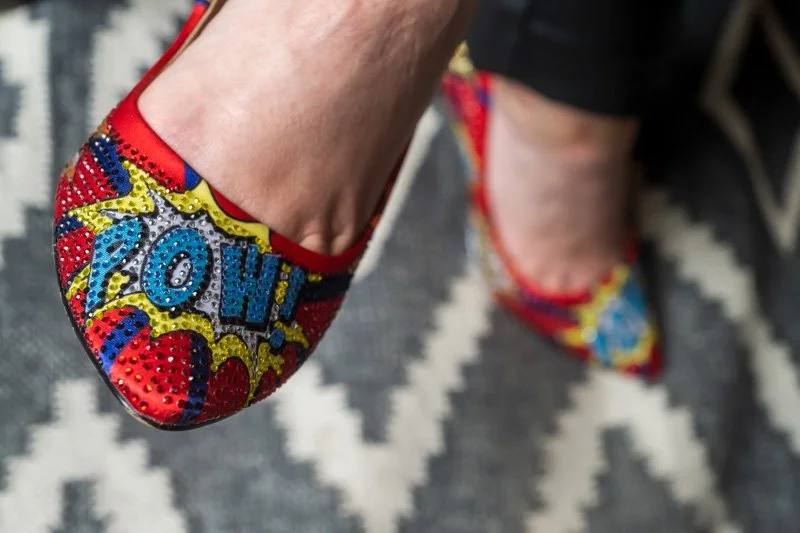Strutting out the show shoes