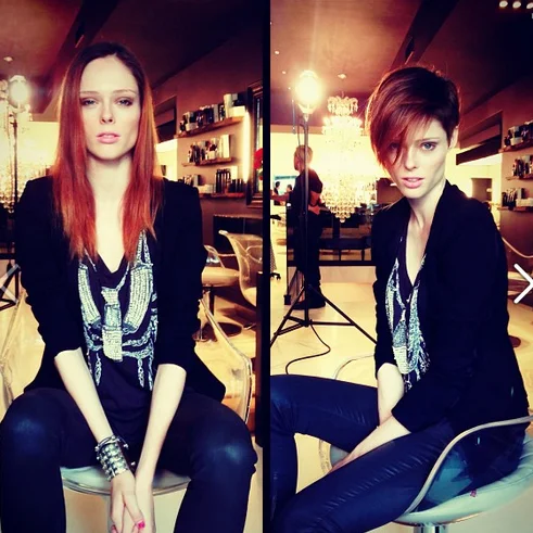 Model Coca Rocha opted for a big change & we love the results