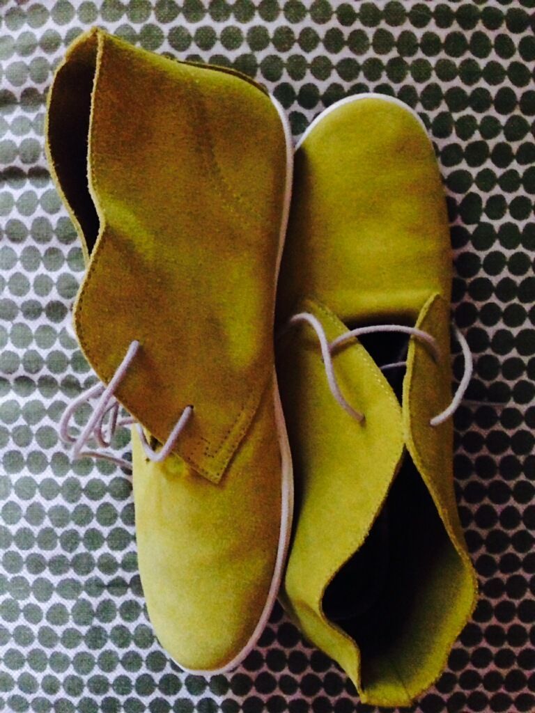 Bright booties are comfy & stylish.