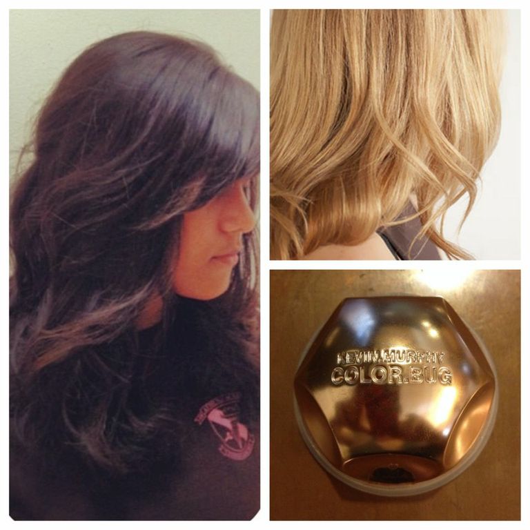A beautiful touch of shimmer for blondes & brunettes!