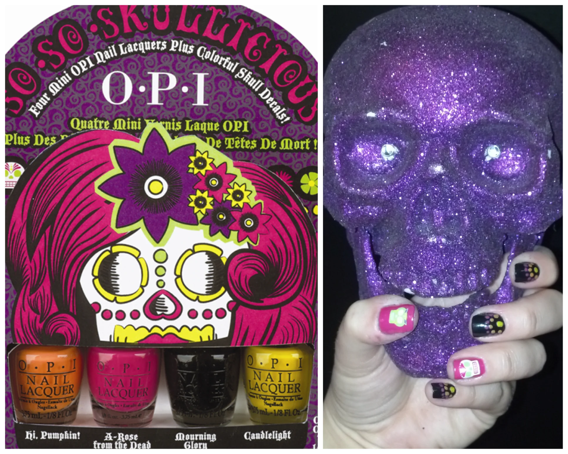 My Halloween nail art.