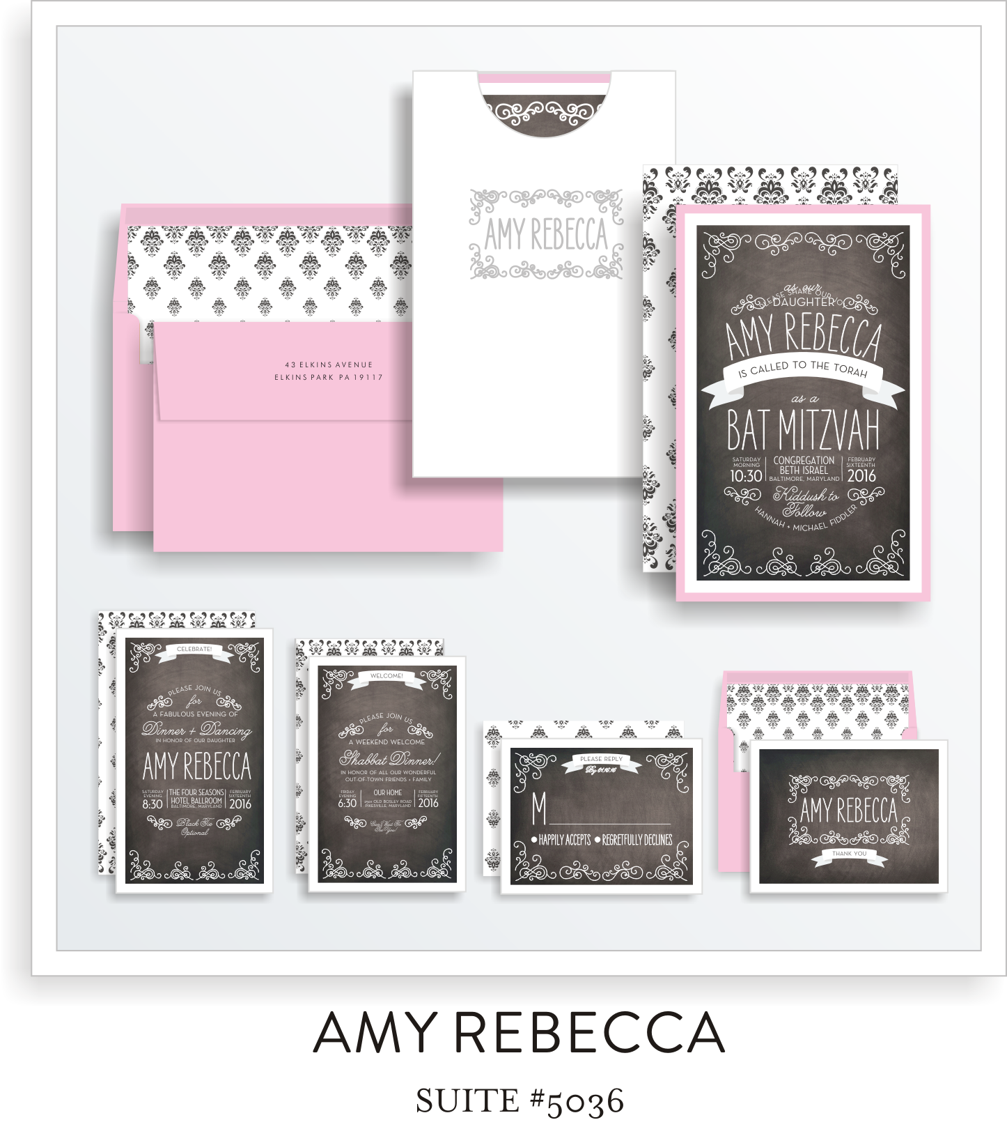 Copy of Copy of bat mitzvah invitations 5036