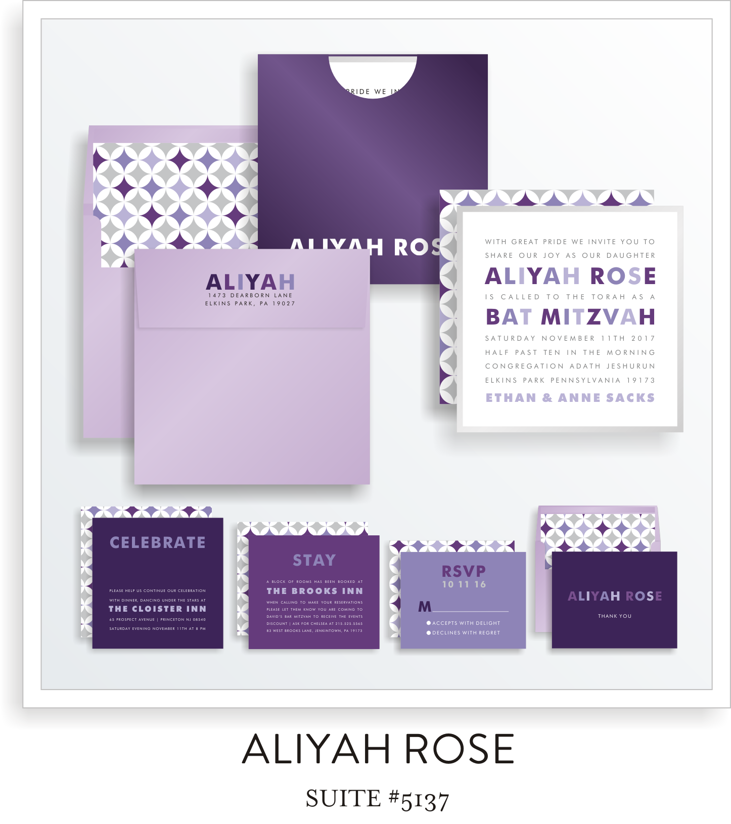 Copy of Copy of bat mitzvah invitations 5137