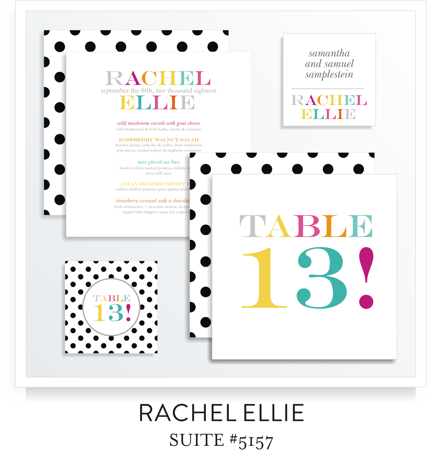 Table Top Decor Suite 5157 - Rachel Ellie