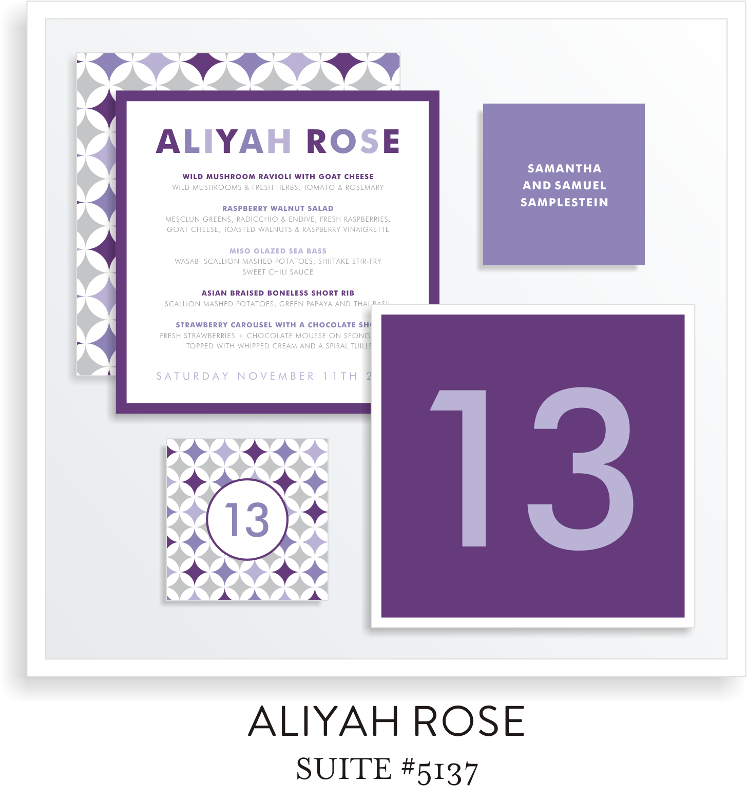 Table Top Decor Suite 5137 - Aliyah Rose