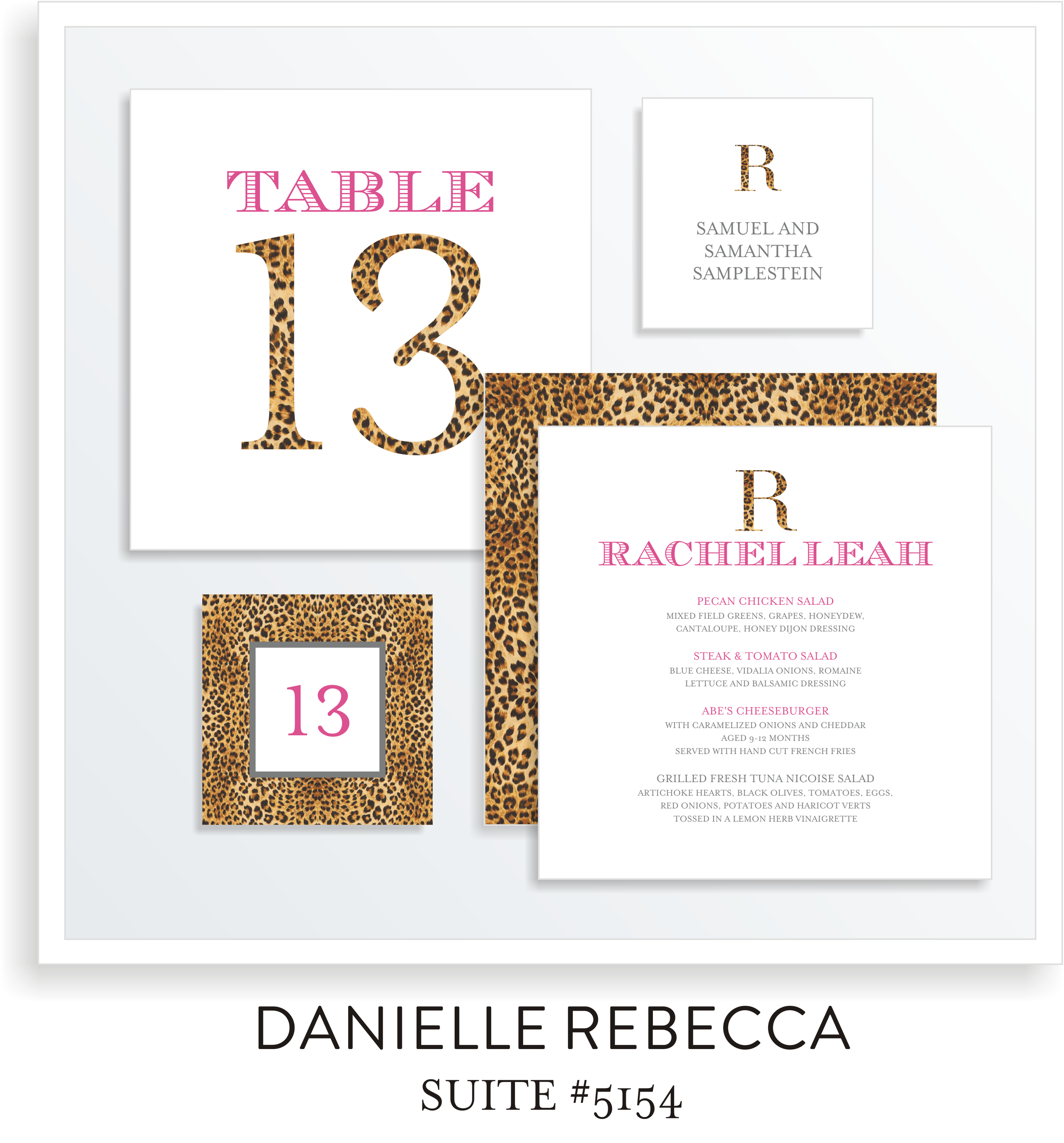Table Top Decor Bat Mitzvah Suite 5154 - Rachel Leah