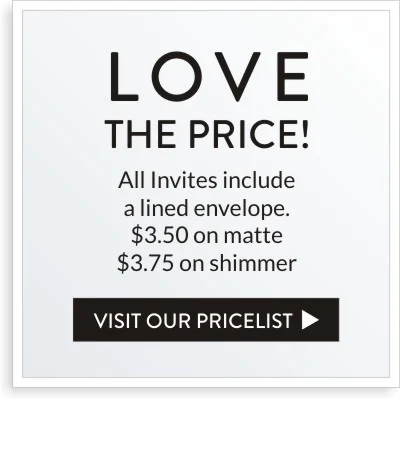 bar mitzvah invitation price list