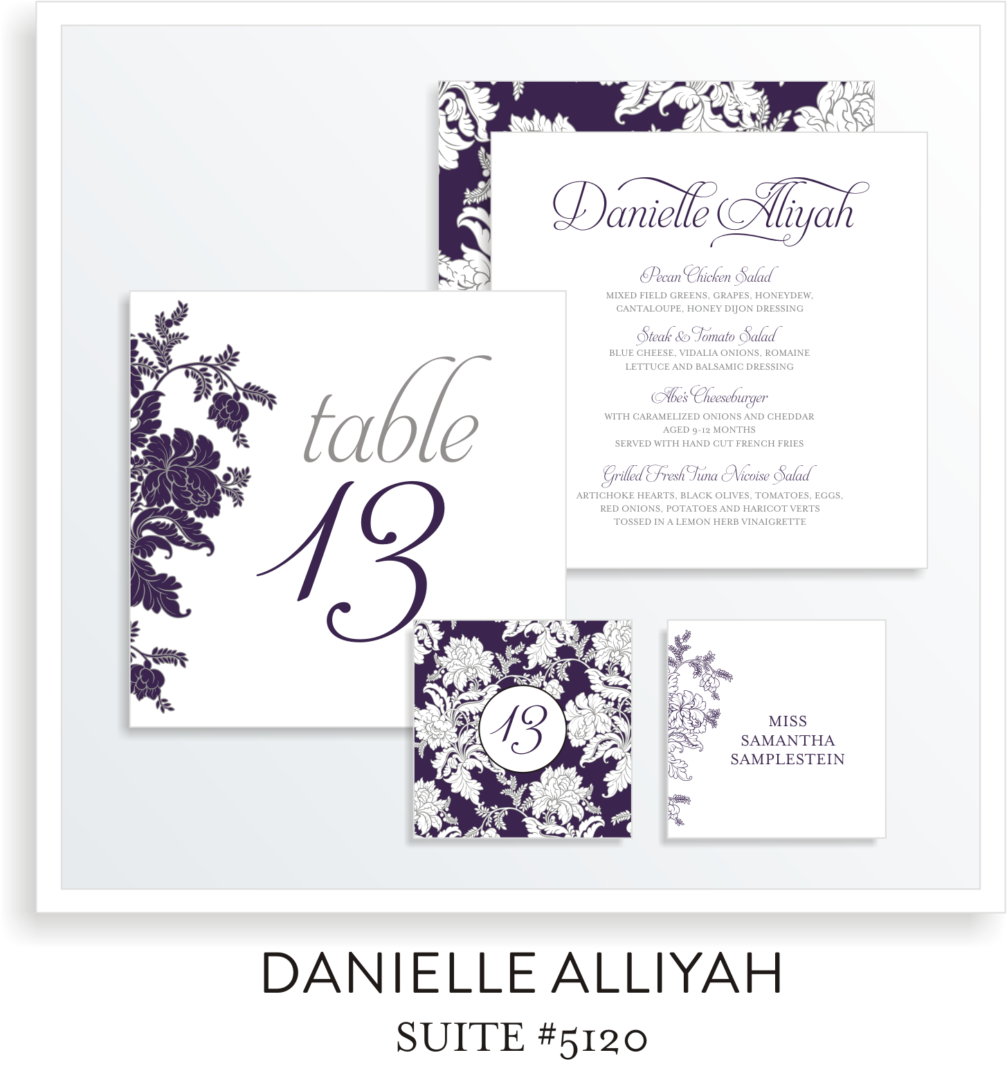 Table Top Decor Bat Mitzvah Suite 5120 - Danielle Alliyah