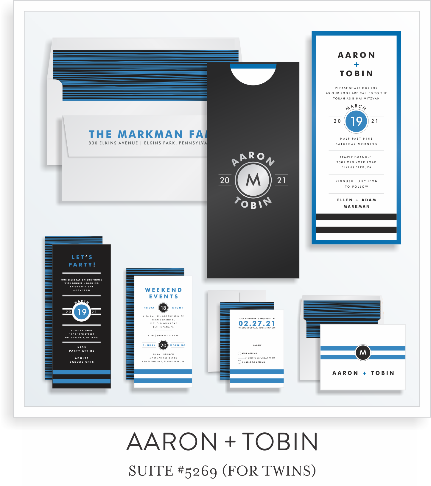 SARAH SCHWARTZ BAR MITZVAH INVITATION SUITE 5269 FOR TWINS.png