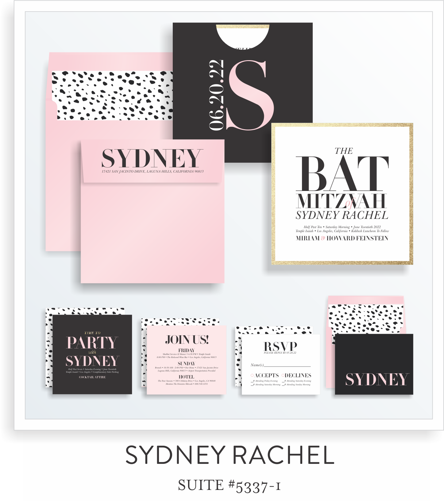13 BAT MITZVAH INVITATION 5337-1 FULL SUITE THUMBNAIL G.png