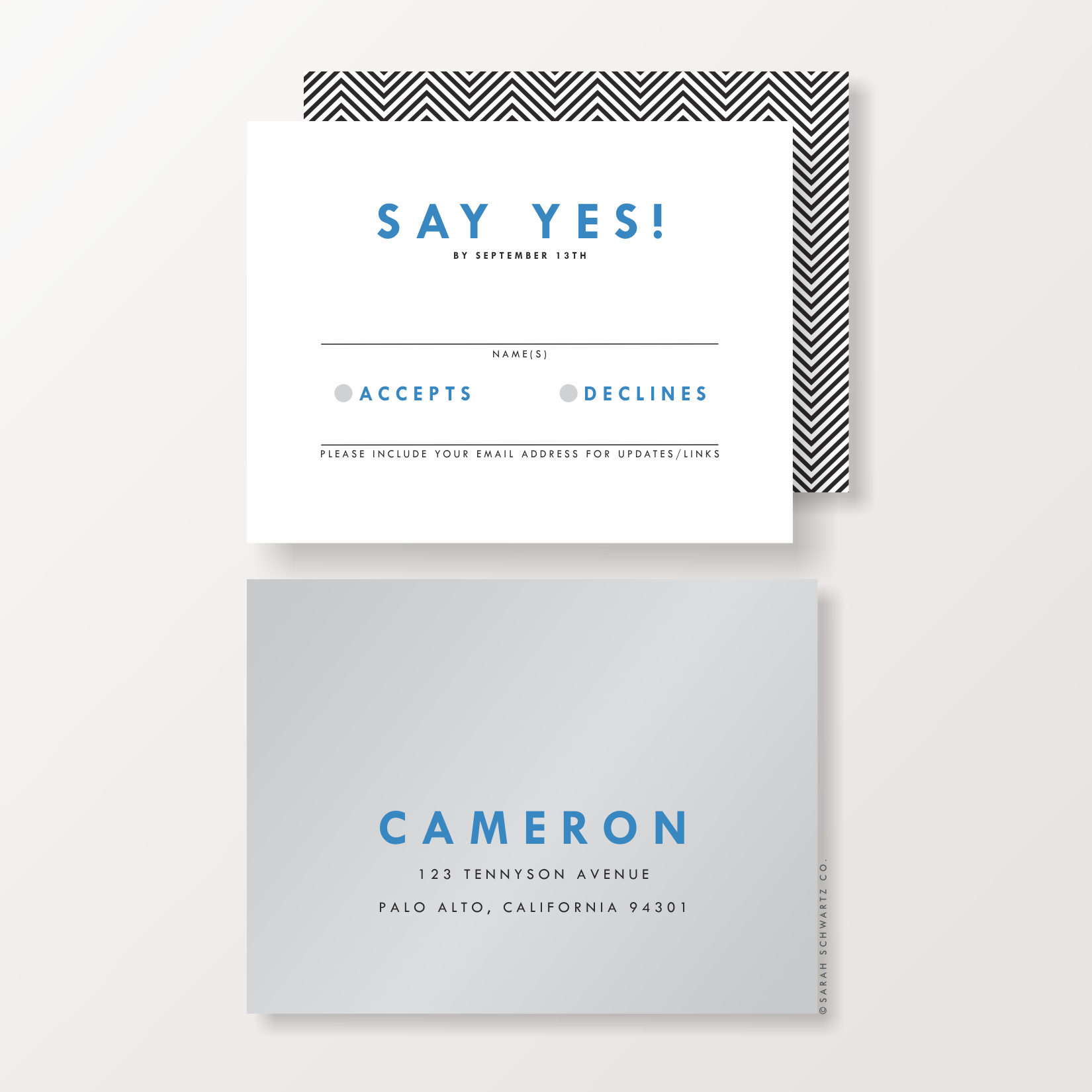 02 BAR MITZVAH SUITE 424 REPLY CARD IN BLACK AND BLUE.png