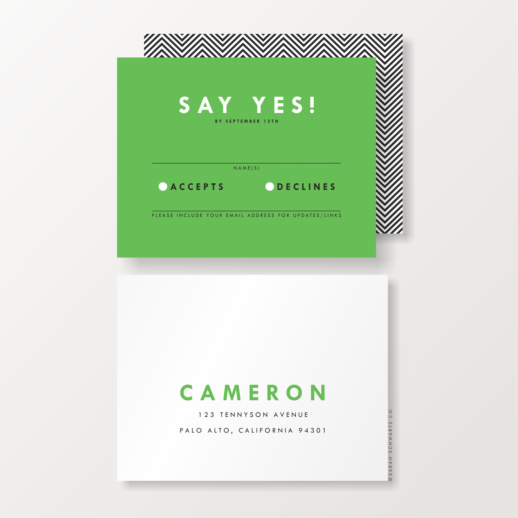 06 BAR MITZVAH SUITE 424 REPLY CARD IN GREEN.png